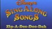 Opening To Disney's Sing-Along Songs Zip-A-Dee-Doo-Dah 1986 VHS