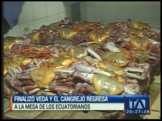 El cangrejo retorna a la mesa de los ecuatorianos