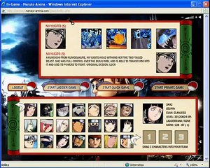 Naruto-arena  all characters ( changing into Soul arena all character)