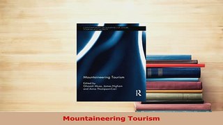 Download  Mountaineering Tourism Read Full Ebook