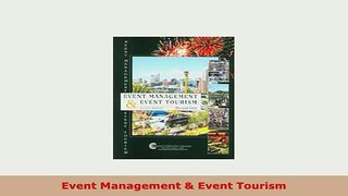 Download  Event Management  Event Tourism Read Online