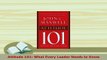 PDF  Attitude 101 What Every Leader Needs to Know PDF Online