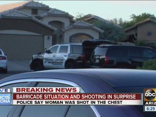 Barricade situation and shooting in Surprise