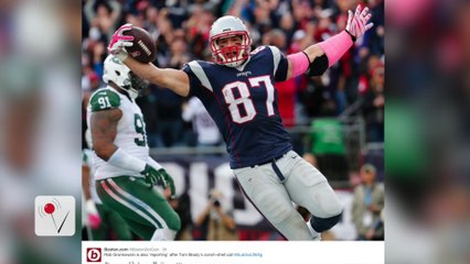 Rob Gronkowski Pranks Tom Brady for April Fools' Day