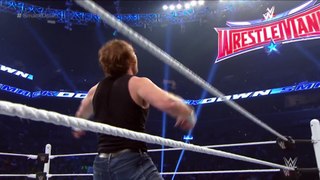Dean Ambrose v/s Erick Rowan SmackDown, March 31, 2016