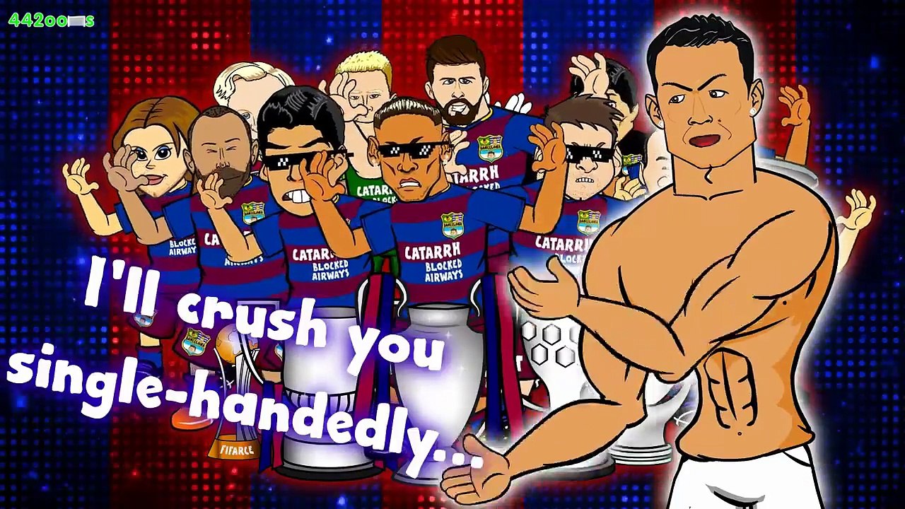 Messi vs Ronaldo RAP BATTLE! (El Clasico 2016 Preview, Barcelona vs Real Madrid)