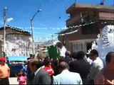 Huanta fiesta de las cruces-procesiones paradas en cruz verde