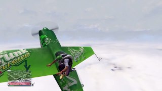 Gta 5 (PS4) online awesome parachute landing