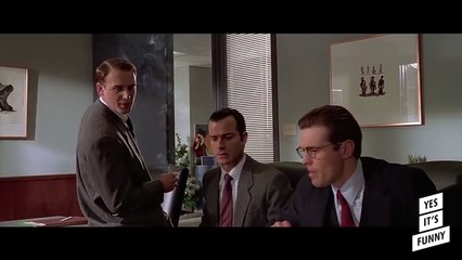 American Psycho Alternate Business Card Scene.