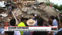 Death toll from Ecuador quake rises to 480 with 1,700 missing