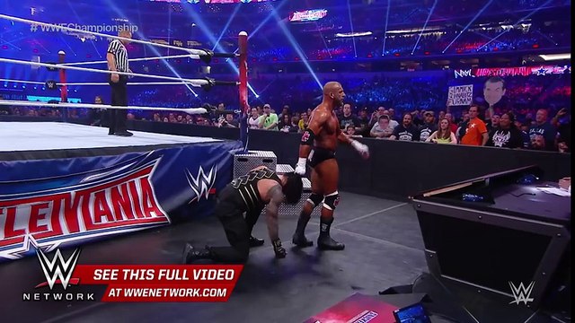 Roman Reigns vs. Triple H - WWE World Heavyweight Title Match WrestleMania 32 on WWE Network