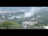 FNN Latakia countryside Al Awinat a violent shelling targeting civilians' houses to destroy them 4 8 2012