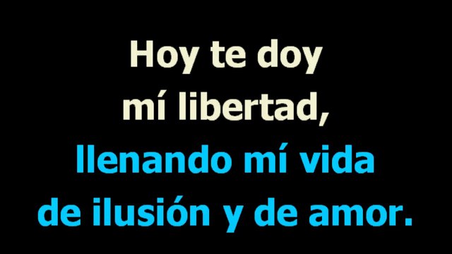 Soy Tu Mujer - Alicia Villareal - Karaoke - Letra