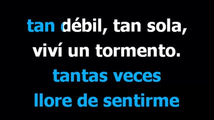 Insensible A Ti - Alicia Villareal - Karaoke - Letra