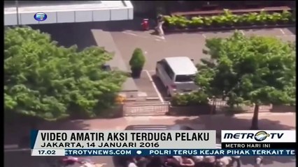Video Amatir Terbaru! Tampak Aksi Heroik AKBP Untung (Baju Putih) Tembak Pelaku Teroris Yg
