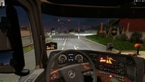 Euro Truck Simulator 2 Multiplayer Gece Seferi [Göteborg-Lüxemburg]