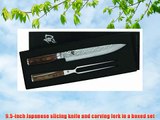 Shun TDMS0200 Premier 2-Piece Carving Knife Boxed Set Silver