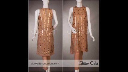 Daaman Colorful Fall Winter Formal Wear Dresses 2015 For Ladies