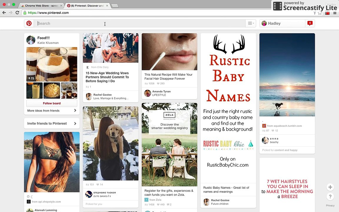 Pinterest!