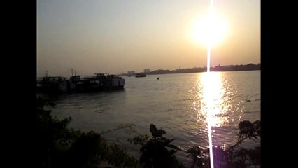 From the Mlinium park we have seen flowing beautiful ganga river