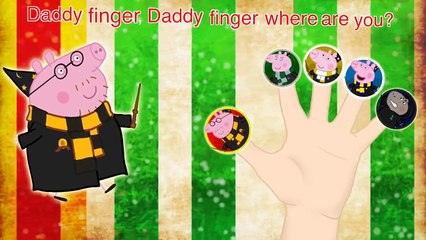 Peppa Pig Harry Potter 4 Finger Family \ Nursery Rhymes Lyrics