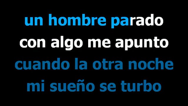 Ladronzuelo Alicia Villareal - Karaoke - Letra