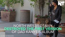North West Flushed The First Version Of 'Pablo' Down The Toilet...Literally