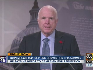 John McCain may skip RNC convention this summer