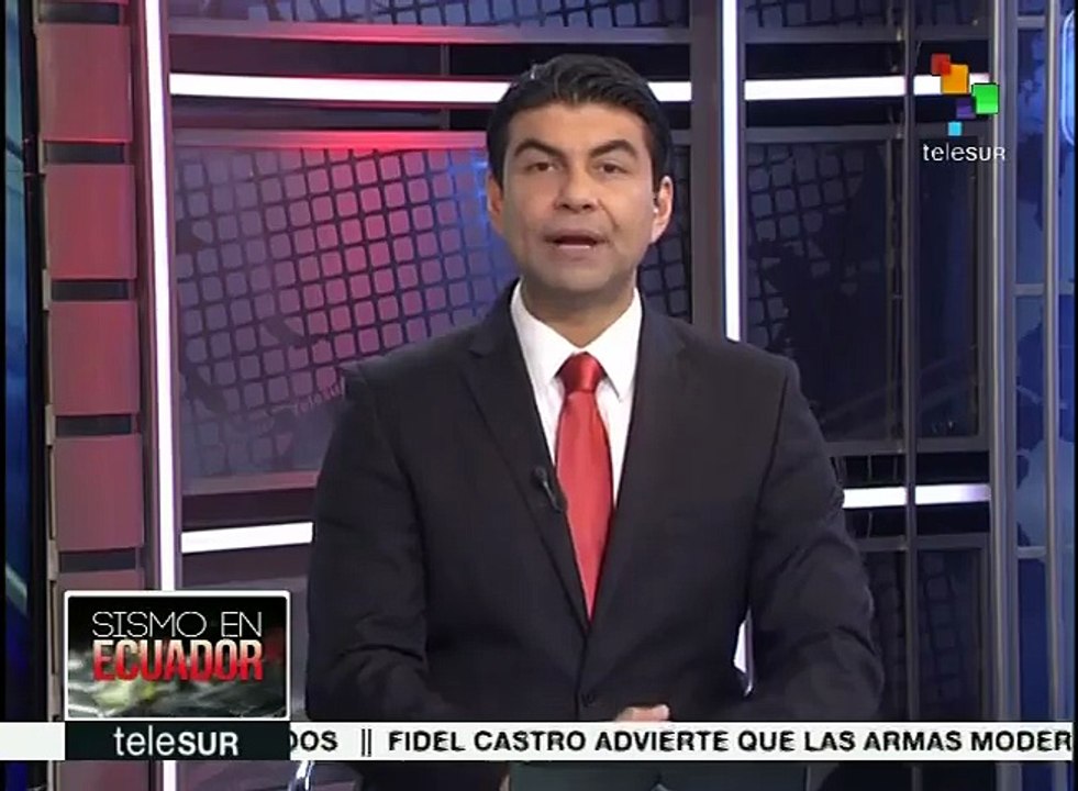 Ecaudor: posibles víctimas venezolanos bajo escombros de hostal