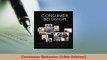 PDF  Consumer Behavior 10th Edition PDF Online