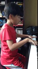 Matty 8 years old playing Chopin Waltz in A Minor