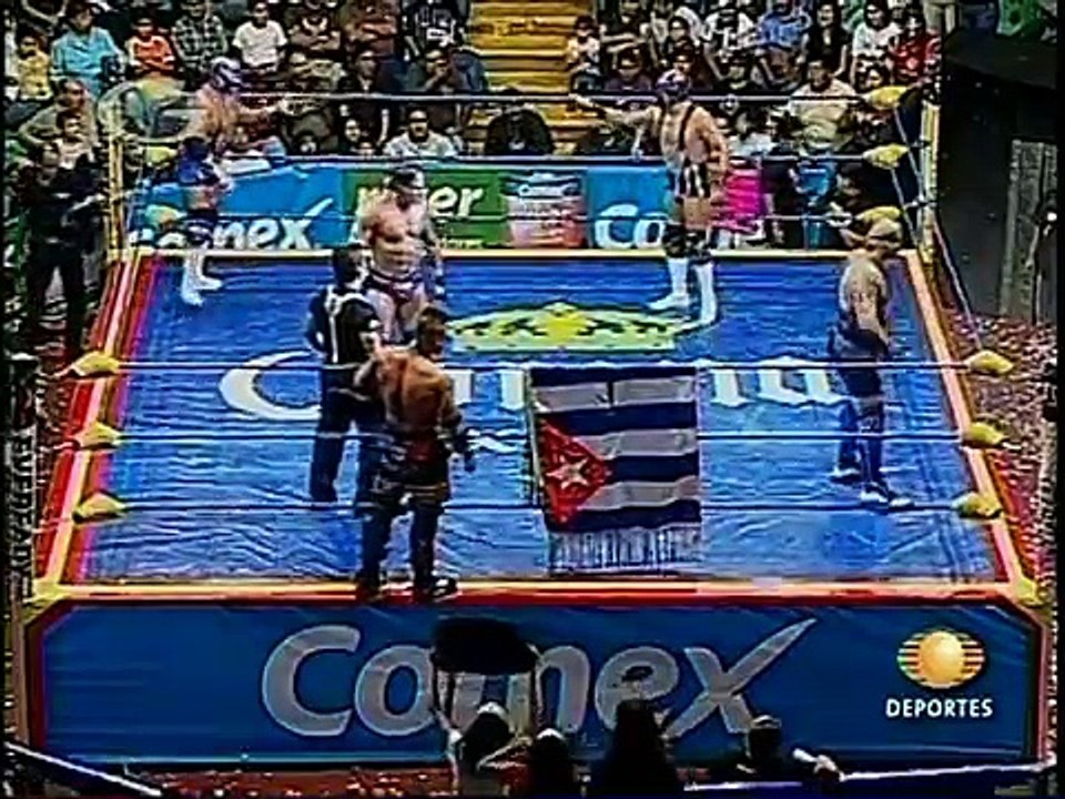 AAA-SinLimite 2009-06-07 Pachuca 05 Dr. Wagner Jr. & Konnan vs. El Mesias & Silver King