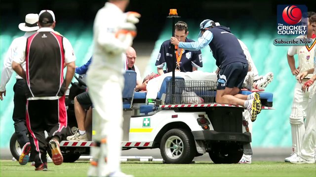 Phil Hughes suffers horrific head injury
