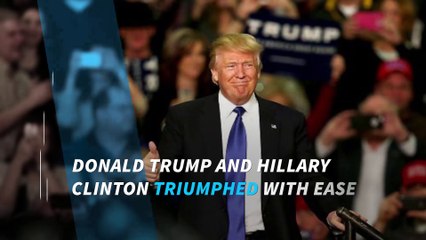 Trump, Clinton secure vital victories in New York