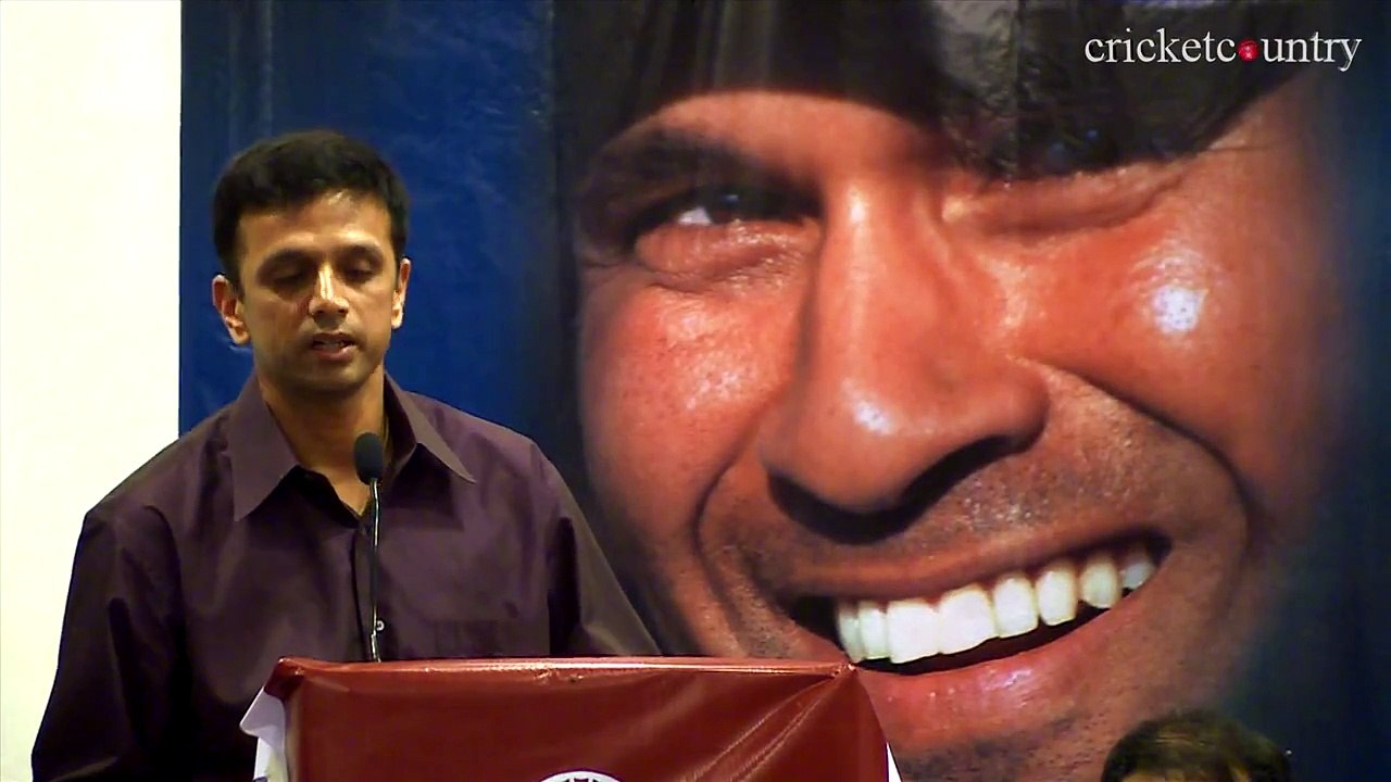 Rahul Dravid recalls the first time he watched Sachin Tendulkar bat