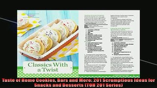 FREE PDF  Taste of Home Cookies Bars and More 201 Scrumptious Ideas for Snacks and Desserts TOH READ ONLINE