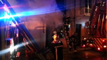 Incendie dans le centre-ville d'Orléans