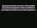 [Read book] Developing Academic Literacies: Understanding Disciplinary Communities' Culture