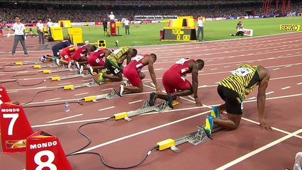 Usain Bolt beats Justin Gatlin 100m Final WC Beijing 2015