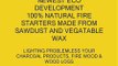 Natural Fire lighters for charcoal, wood briquettes, fire logs