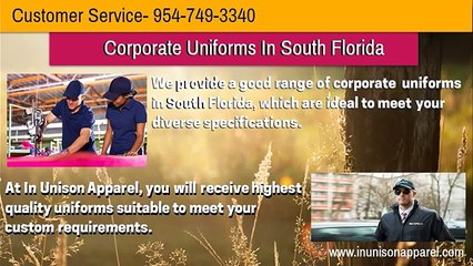 Buy highest quality corporate uniforms in South Florida
