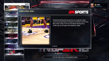 NBA 2K17 KOBE LEGEND COVER AND NEWS! OMFG!