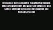 [PDF] Instrument Development in the Affective Domain: Measuring Attitudes and Values in Corporate