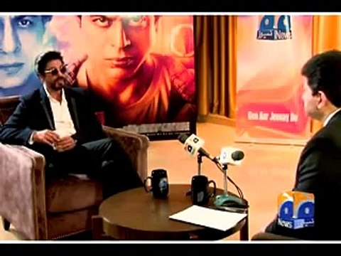 Shahrukh Khan Interview 10 April 2016 GEO NEWS HAMID MEER SRK KHAN FAN VS FAN 2016