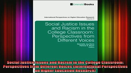 Read  Social Justice Issues and Racism in the College Classroom Perspectives from Different  Full EBook