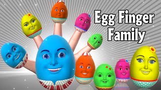 Finger Family Nursery Rhymes - Egg Finger Family song - 3D Finger Family Rhymes & Kids songs