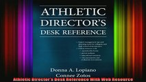 Read  Athletic Directors Desk Reference With Web Resource  Full EBook