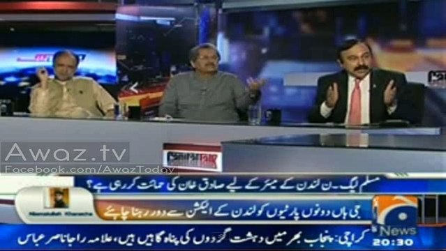 Shafqat Mehmood and Hamid Mir Left Fazal Chaudhry Speecless on Imran Khan Supporting Zac Goldsmith Issue