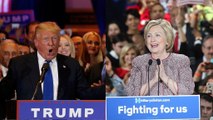 Trump, Clinton gush over wins in their home state