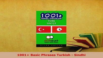 PDF  1001 Basic Phrases Turkish  Sindhi Read Online